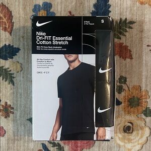 Nike Black Dri-FIT Cotton Stretch Men's Tee